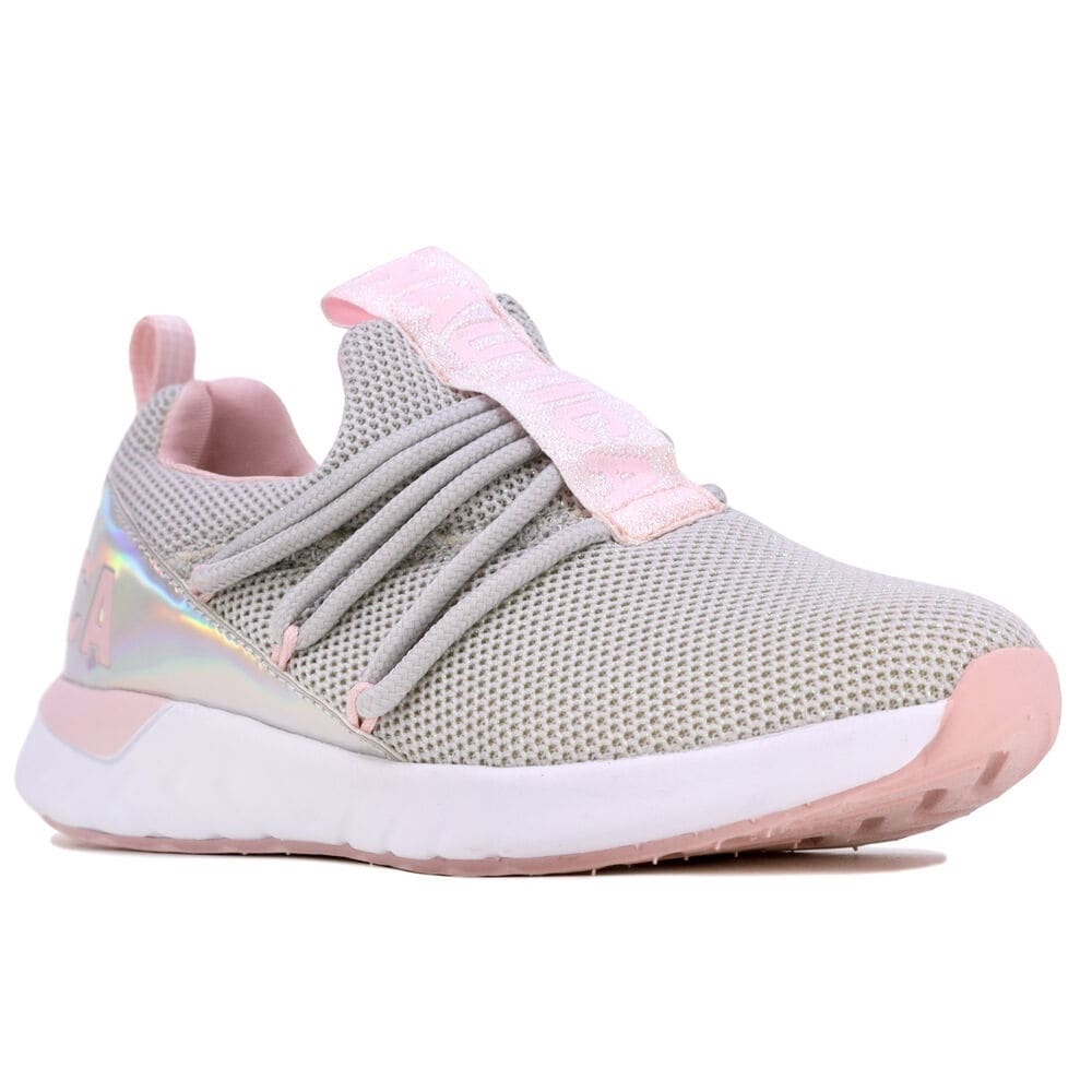 Nautica Kids Sneakers in Gray and Pink